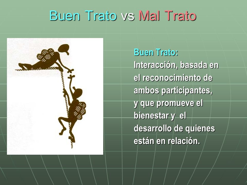Buen Trato vs Mal Trato Buen Trato: Interacción, basada en