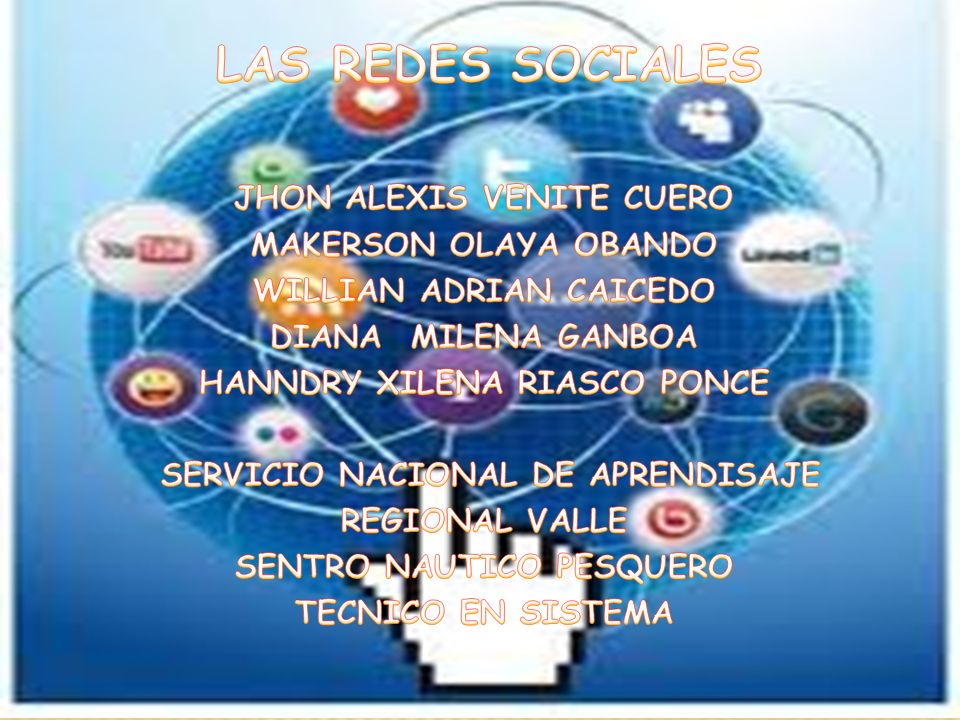 LAS REDES SOCIALES JHON ALEXIS VENITE CUERO MAKERSON OLAYA OBANDO