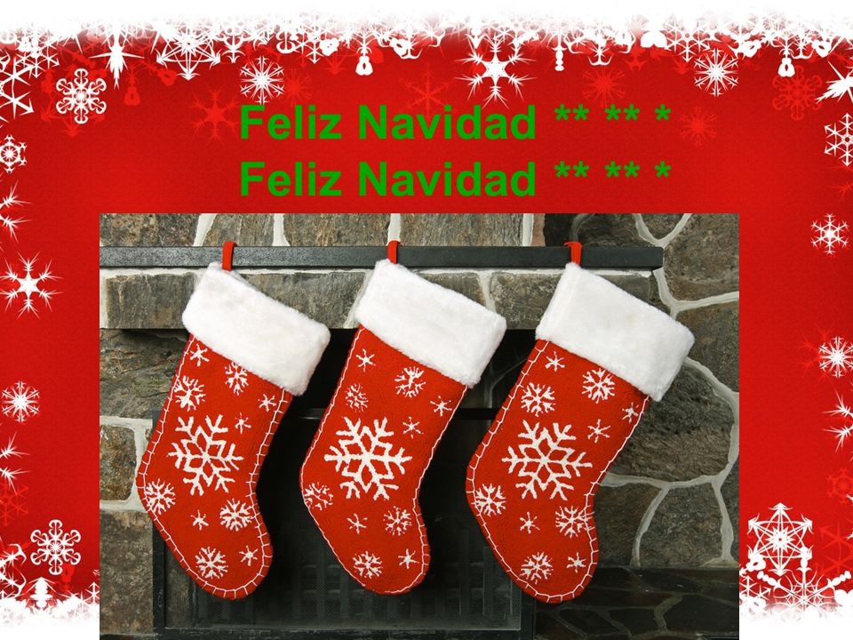Feliz Navidad ** ** * Feliz Navidad ** ** *