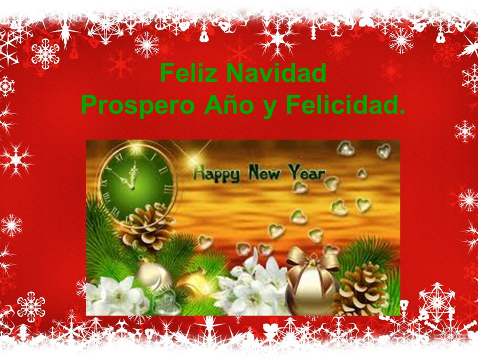 Feliz Navidad Prospero Año y Felicidad.