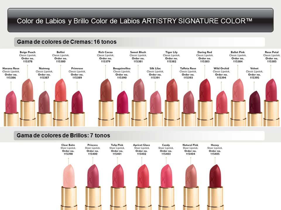 Color de Labios y Brillo Color de Labios ARTISTRY SIGNATURE COLOR™