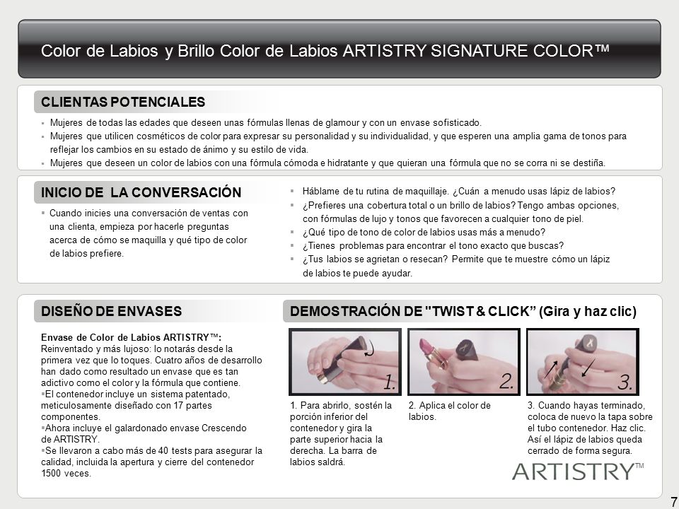 Color de Labios y Brillo Color de Labios ARTISTRY SIGNATURE COLOR™