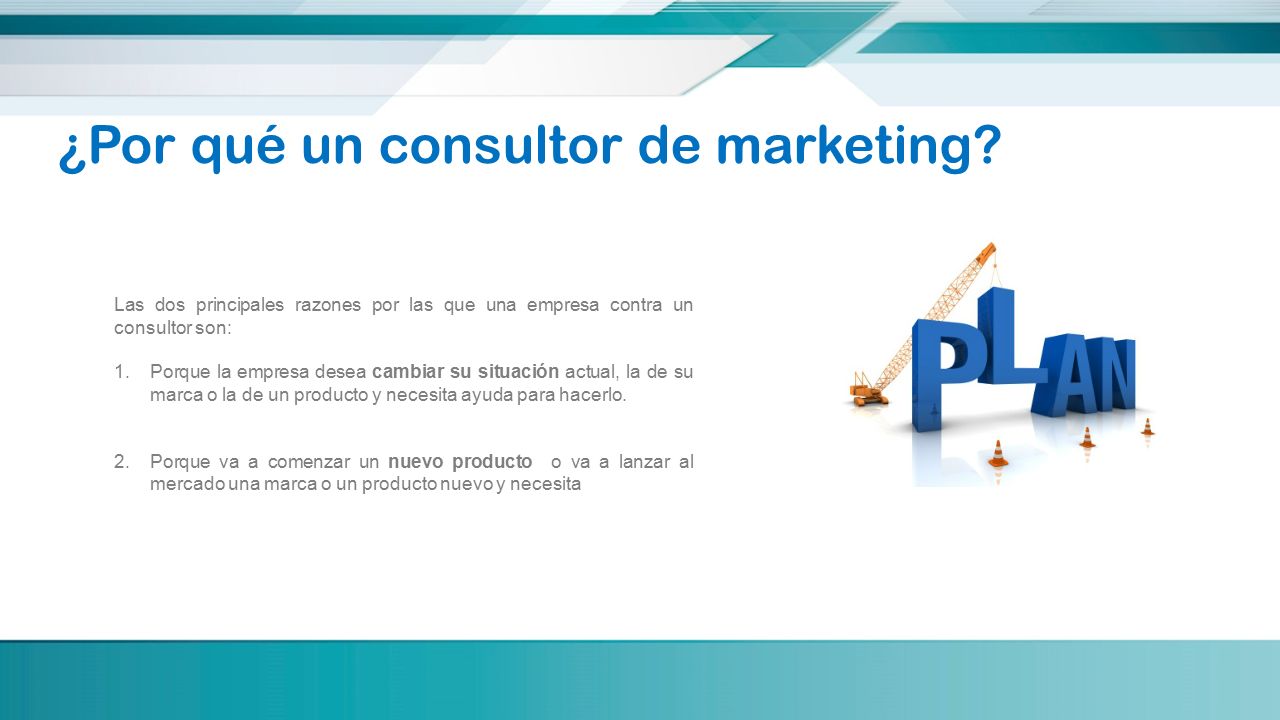 ¿Por qué un consultor de marketing