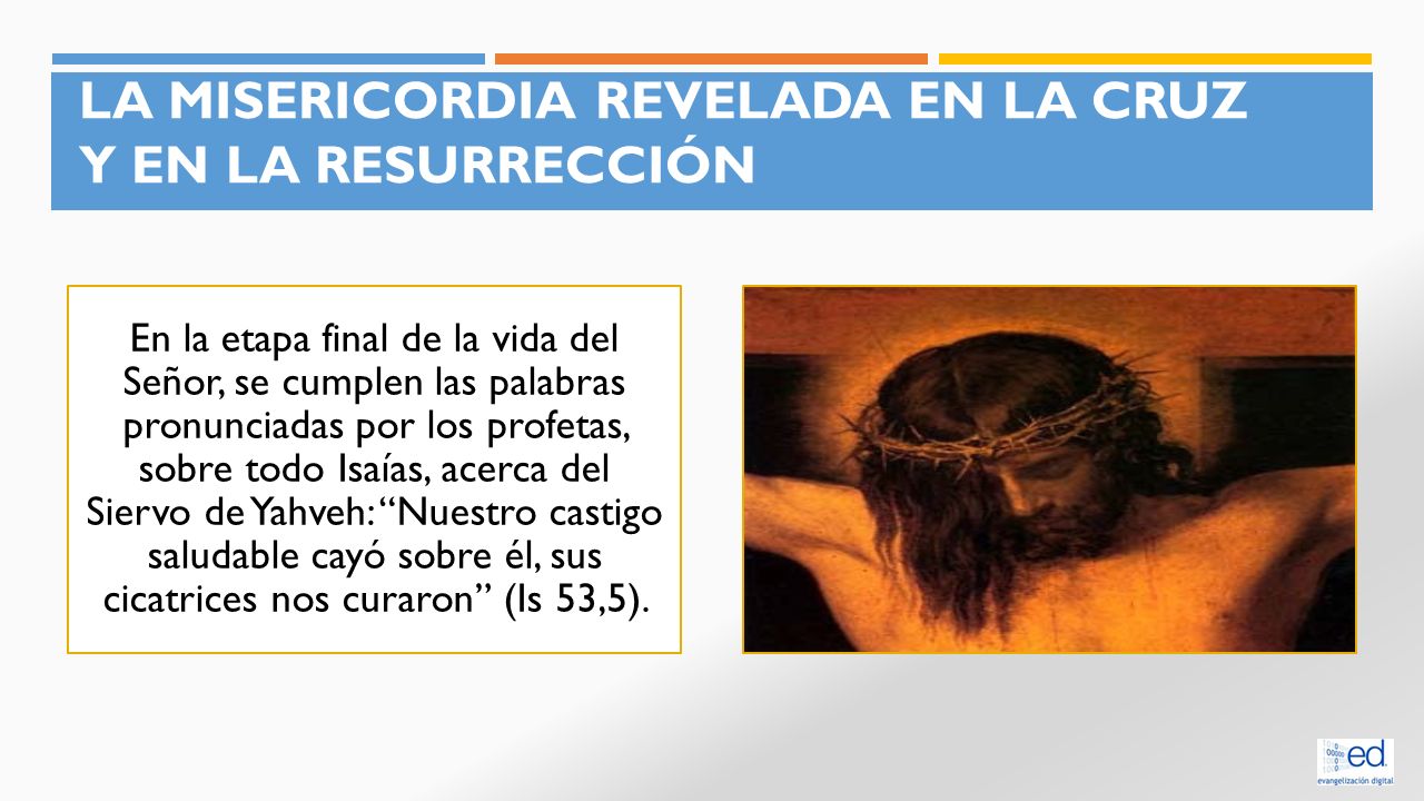 La misericordia revelada en la cruz y en la resurrección