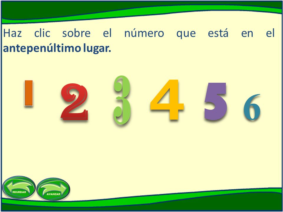 Haz clic sobre el número que está en el antepenúltimo lugar.