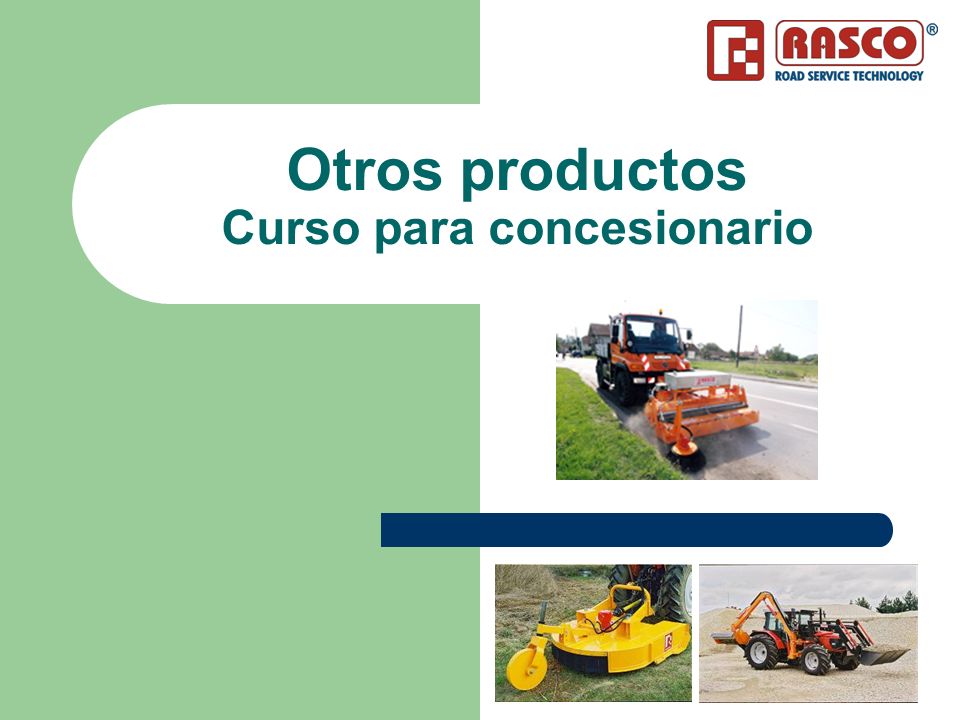 Otros productos Curso para concesionario