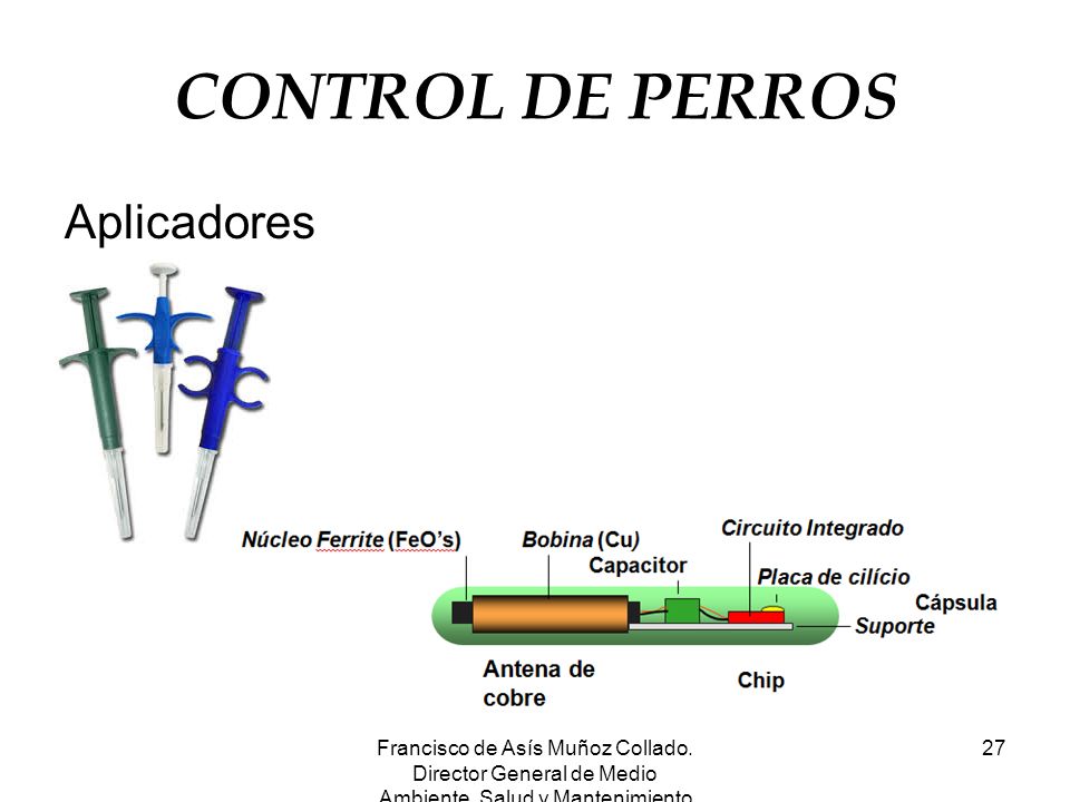CONTROL DE PERROS Aplicadores