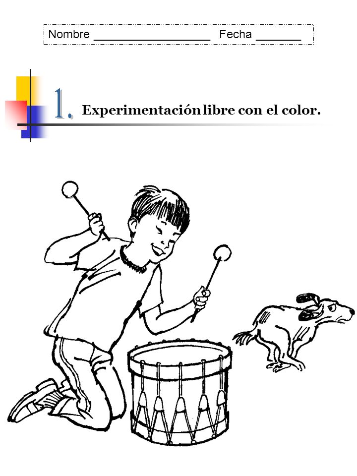 1. Experimentación libre con el color.
