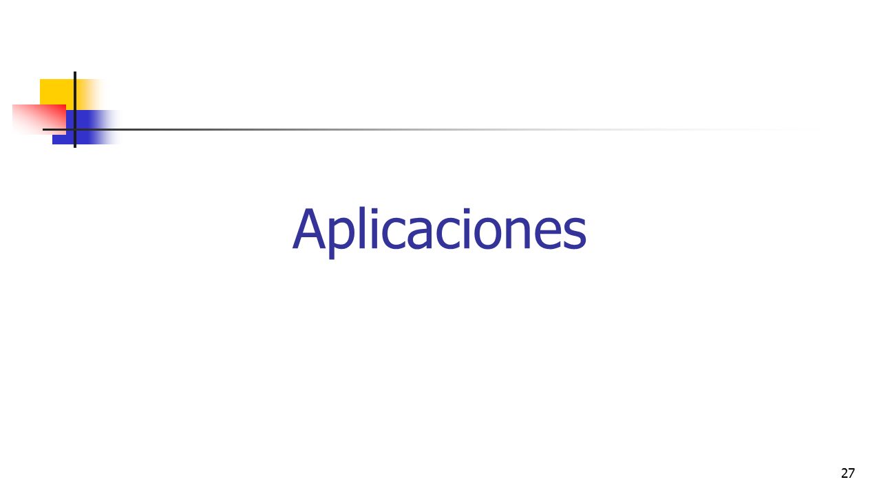 Aplicaciones