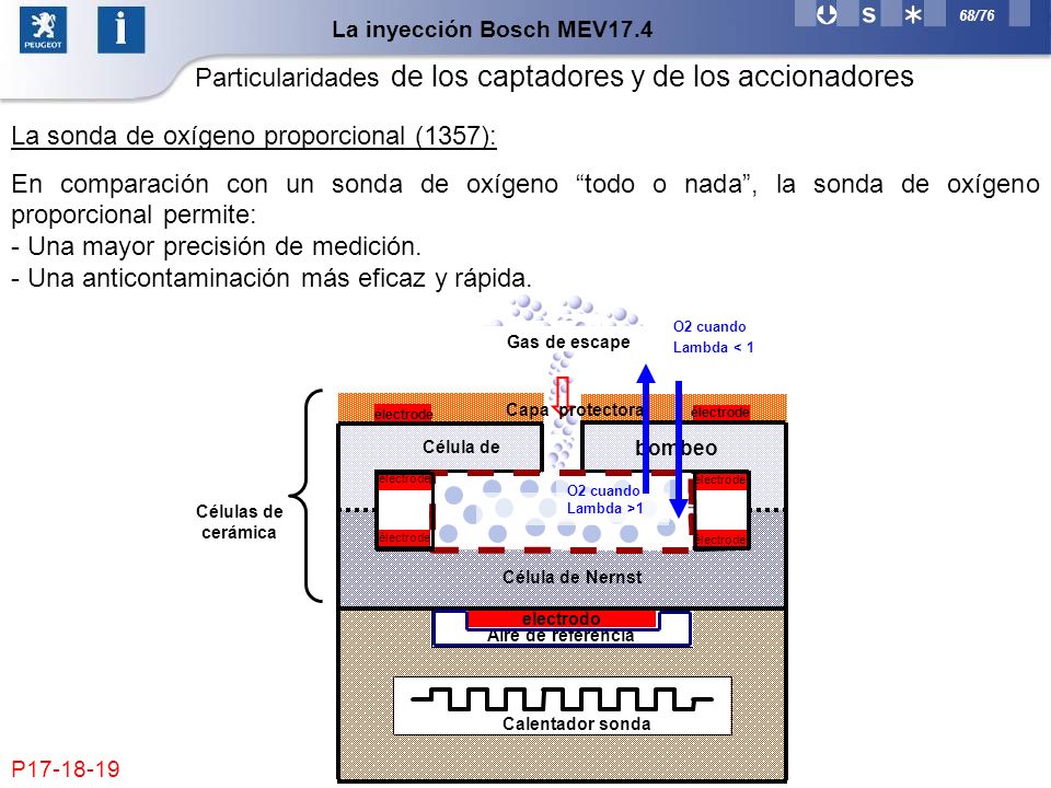 Particularidades de los captadores y de los accionadores