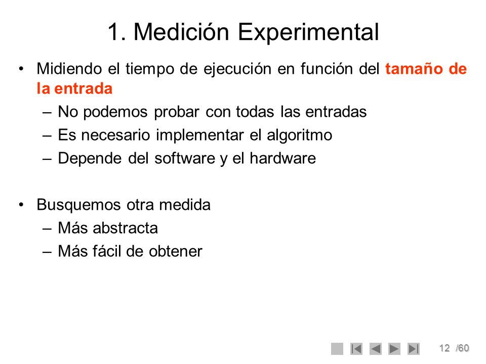 1. Medición Experimental