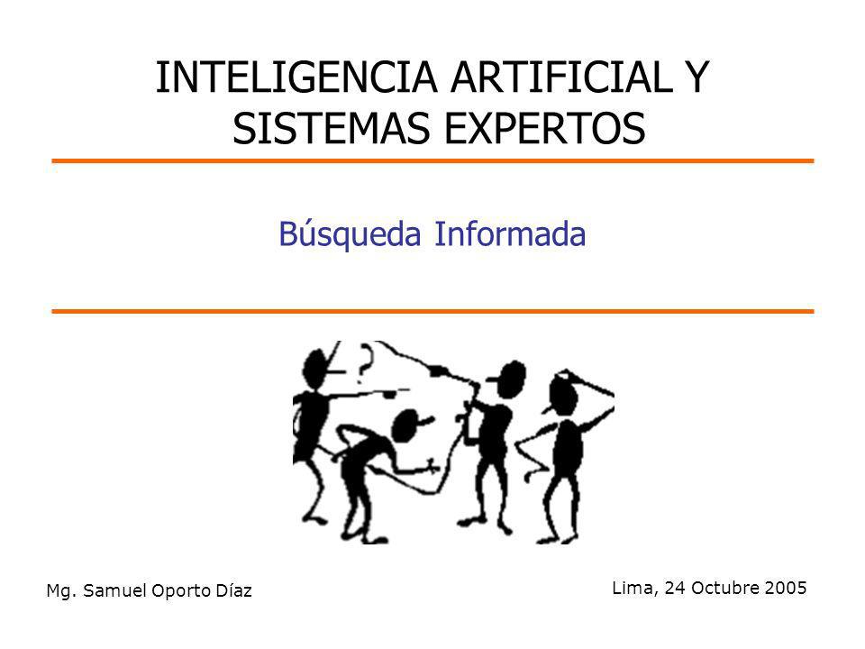 INTELIGENCIA ARTIFICIAL Y SISTEMAS EXPERTOS