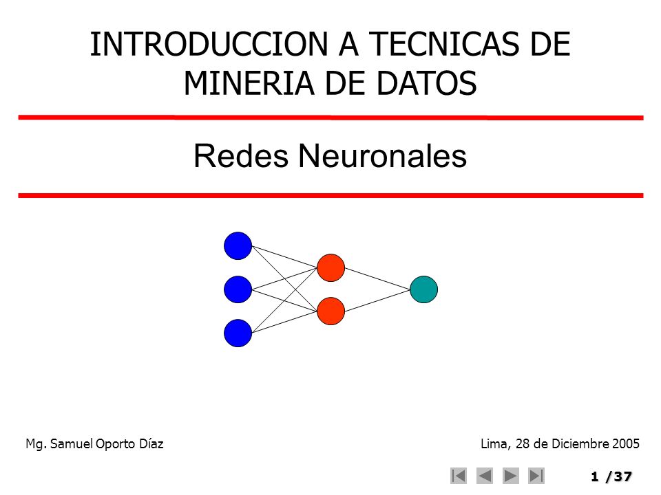 INTRODUCCION A TECNICAS DE MINERIA DE DATOS