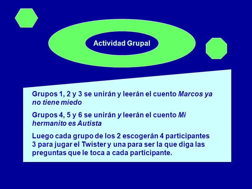 Actividad Grupal Grupos 1, 2 y 3 se unirán y leerán el cuento Marcos ya no tiene miedo.