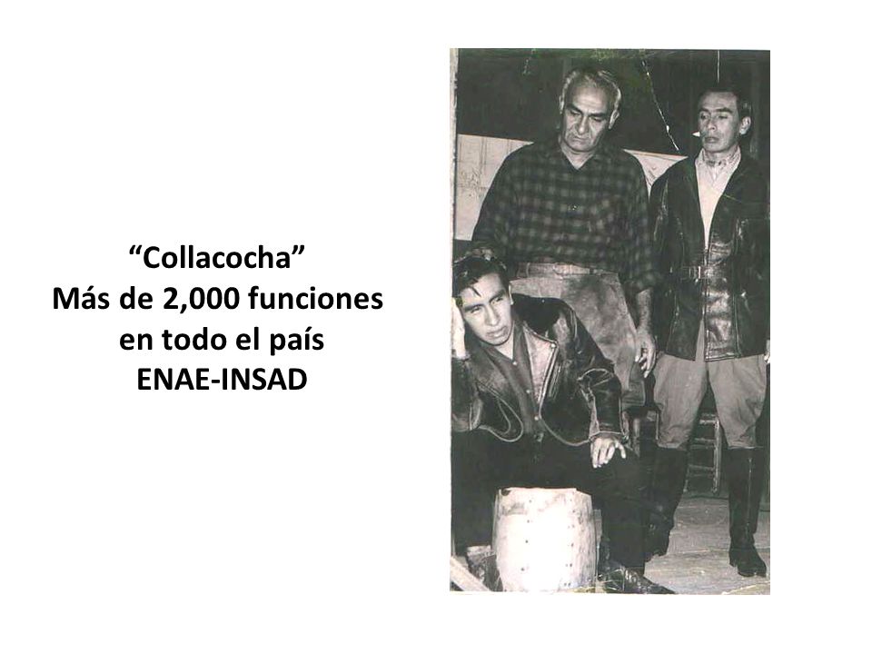 Collacocha Más de 2,000 funciones en todo el país ENAE-INSAD