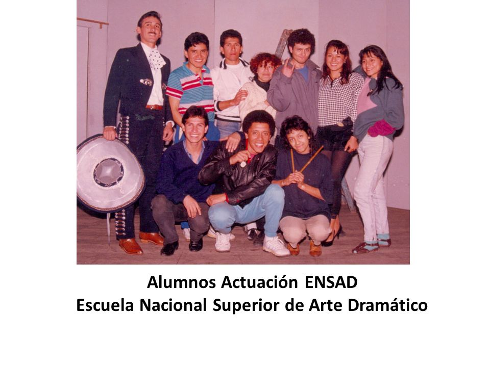 Alumnos Actuación ENSAD Escuela Nacional Superior de Arte Dramático