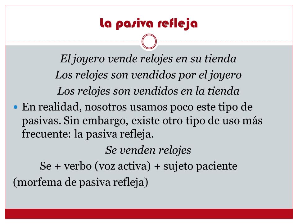La pasiva refleja El joyero vende relojes en su tienda