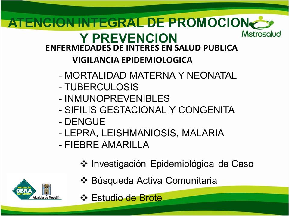 ATENCION INTEGRAL DE PROMOCION Y PREVENCION