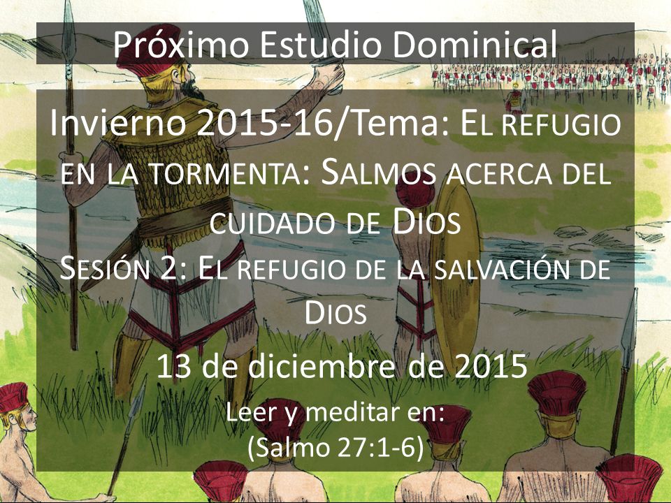 Próximo Estudio Dominical