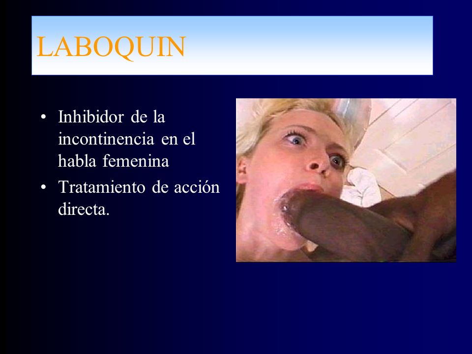 LABOQUIN Inhibidor de la incontinencia en el habla femenina