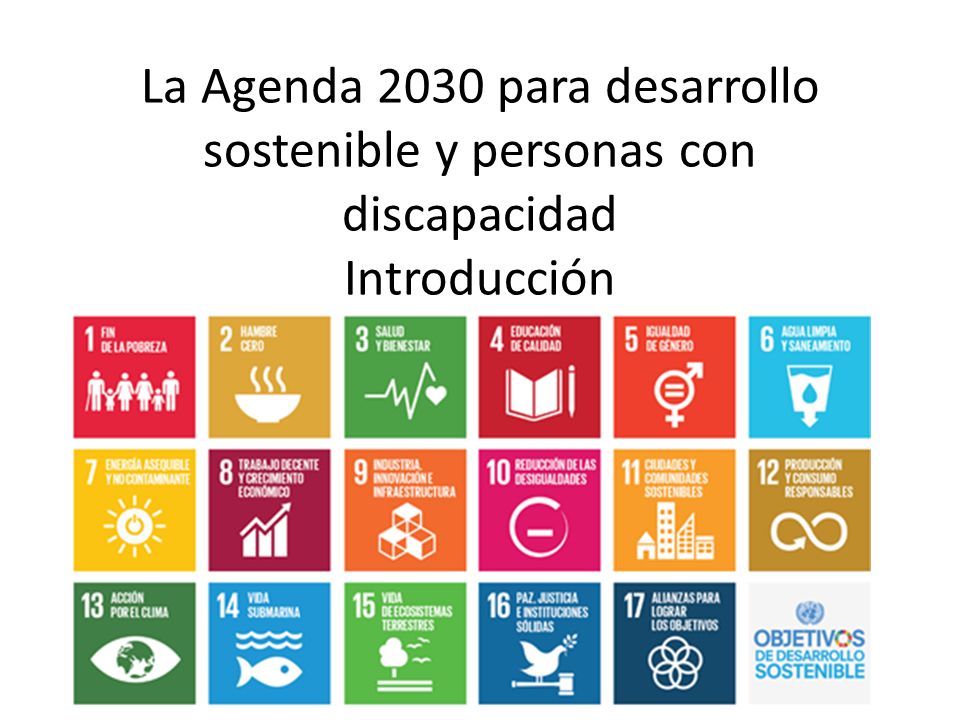 La Agenda 2030 para desarrollo sostenible y personas con discapacidad Introducción