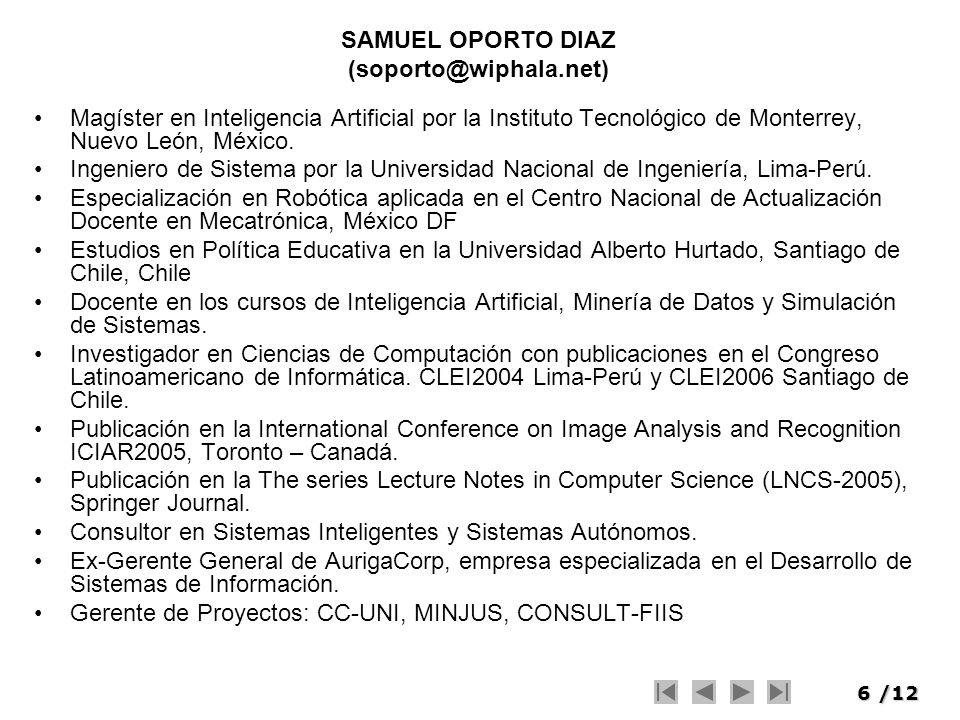 SAMUEL OPORTO DIAZ