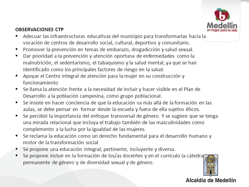 OBSERVACIONES CTP