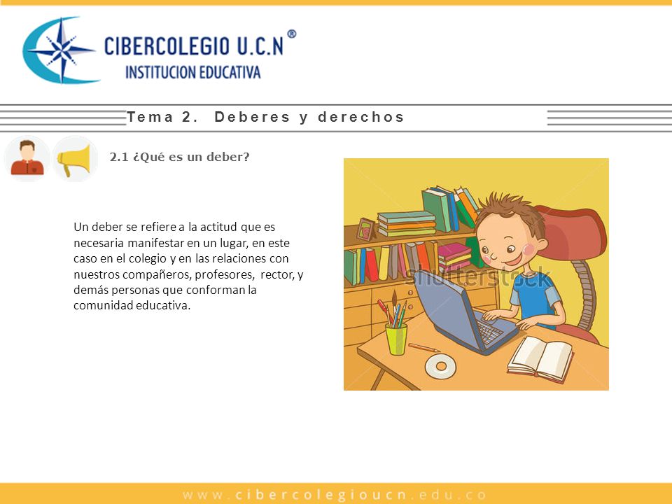 - Imagen de un niño estudiando en su computadora.