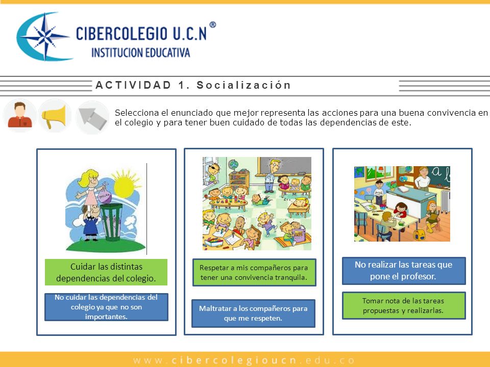 Imagen de varios niños compartiendo en el salón de clases.