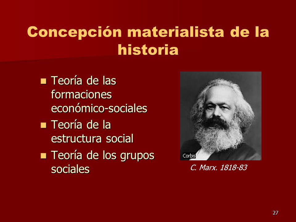 Concepción materialista de la historia