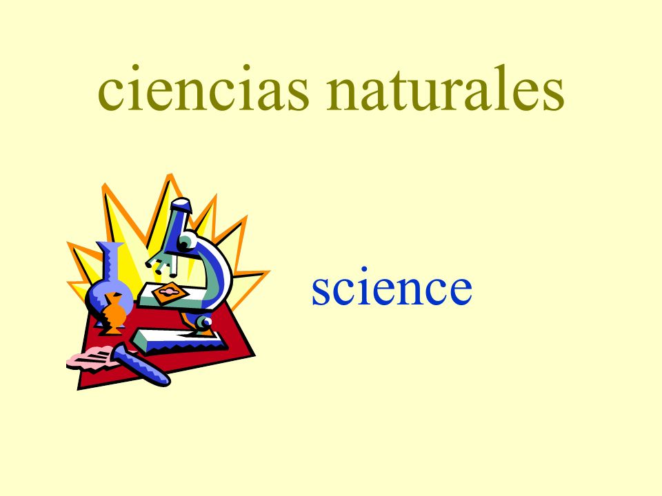 ciencias naturales science