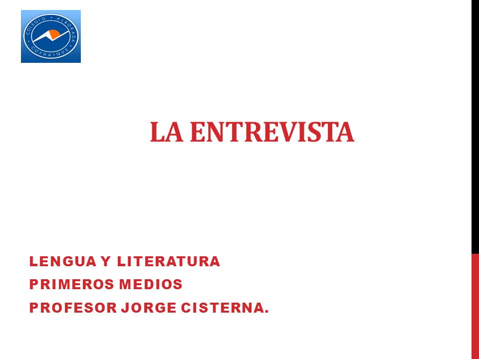 Lengua y literatura Primeros medios Profesor jorge cisterna.