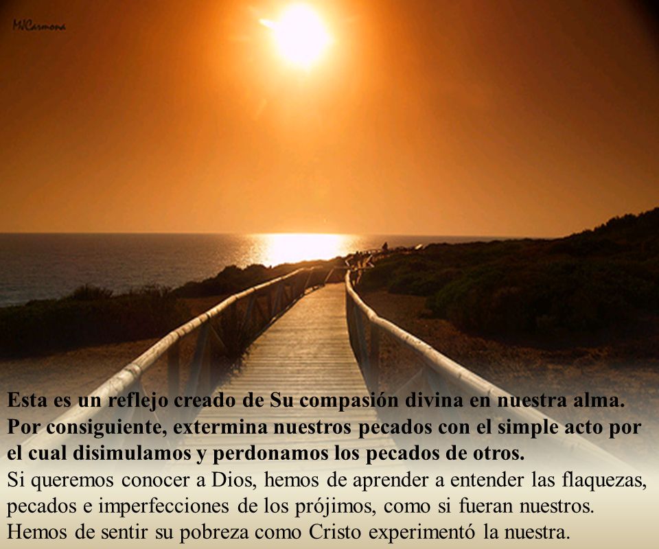 Esta es un reflejo creado de Su compasión divina en nuestra alma
