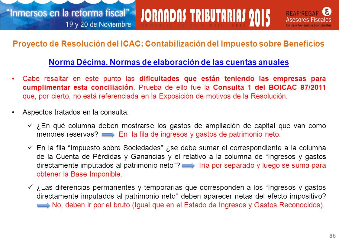Norma Décima. Normas de elaboración de las cuentas anuales