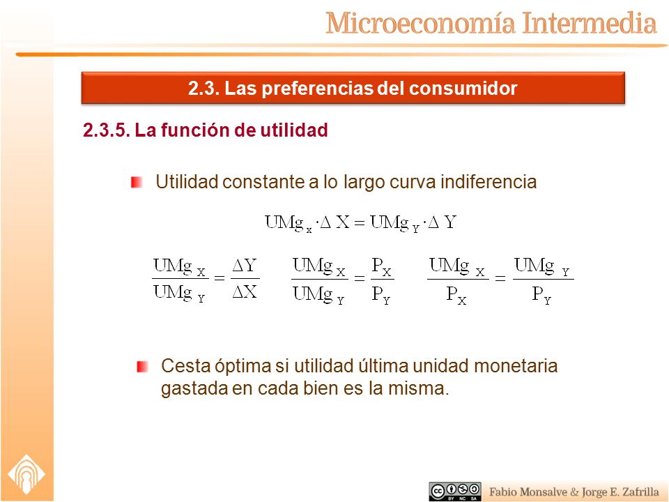 2.3. Las preferencias del consumidor