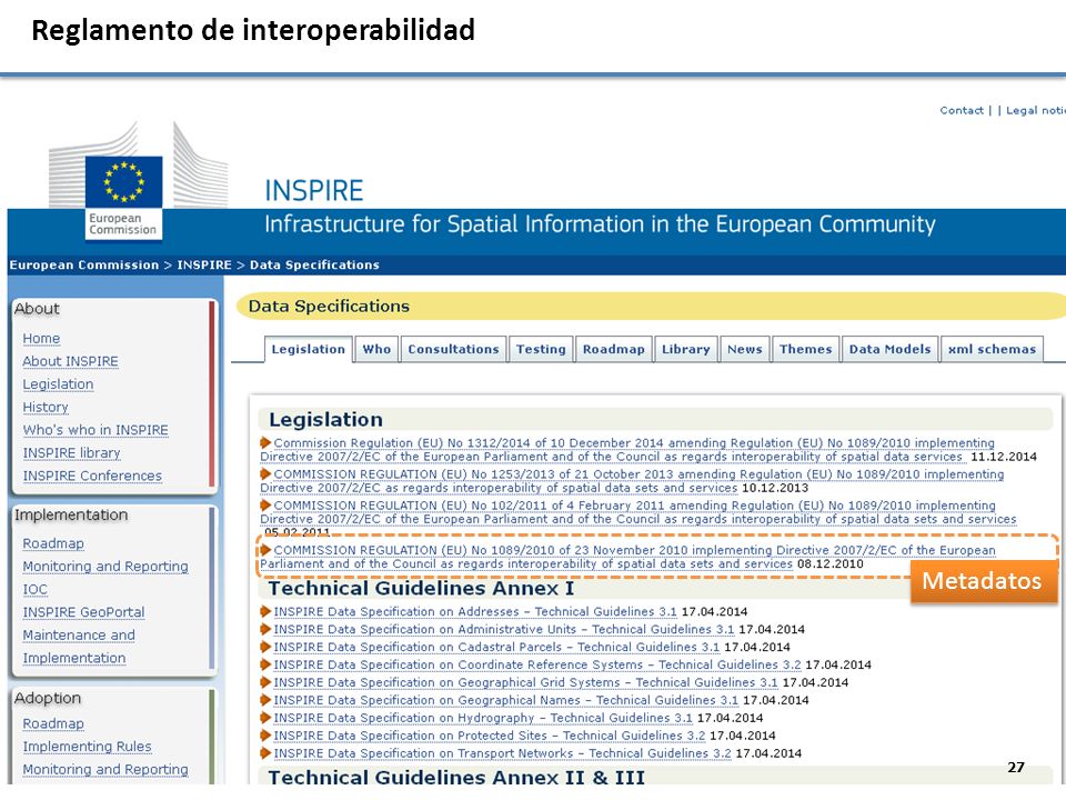 Reglamento de interoperabilidad