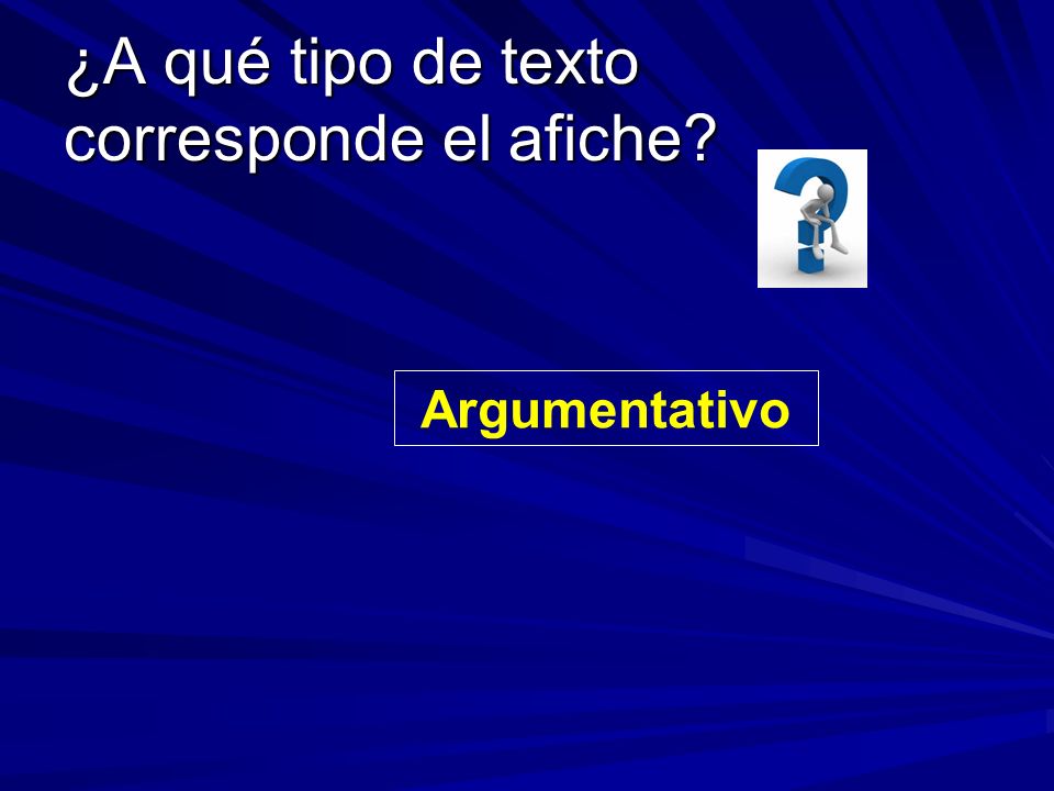 ¿A qué tipo de texto corresponde el afiche