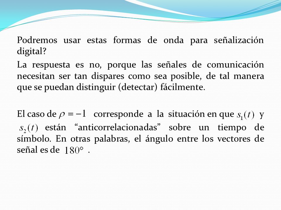Podremos usar estas formas de onda para señalización digital