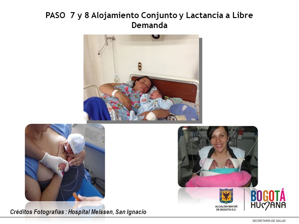PASO 7 y 8 Alojamiento Conjunto y Lactancia a Libre Demanda
