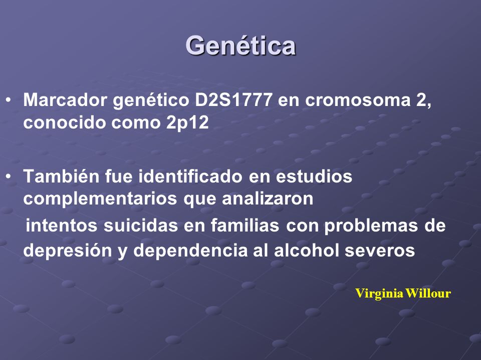 Genética Marcador genético D2S1777 en cromosoma 2, conocido como 2p12
