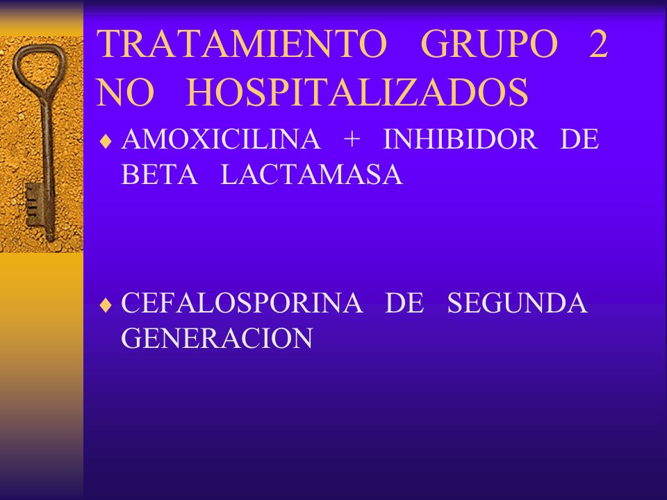 TRATAMIENTO GRUPO 2 NO HOSPITALIZADOS