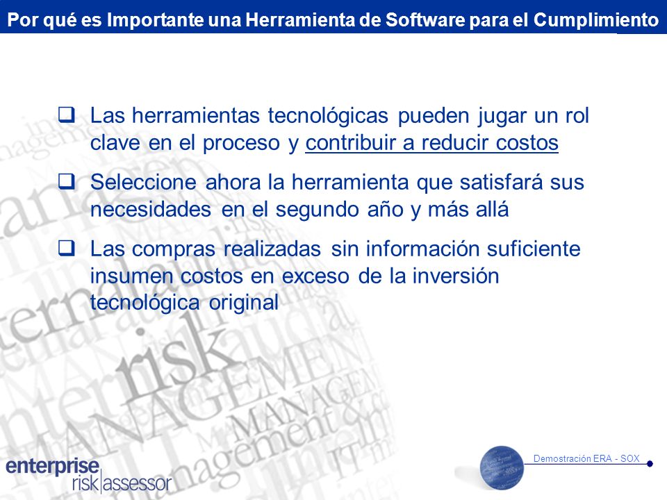 Acerca de Methodware Methodware es un productor líder mundial de Software de Administración de Riesgos y Auditoría Interna.