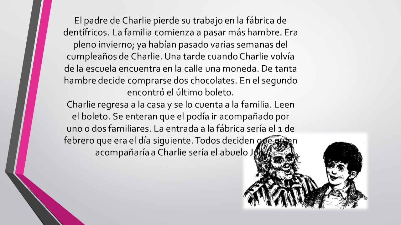 El padre de Charlie pierde su trabajo en la fábrica de dentífricos
