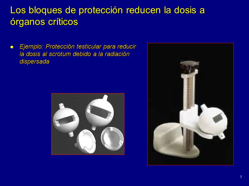 Los bloques de protección reducen la dosis a órganos críticos