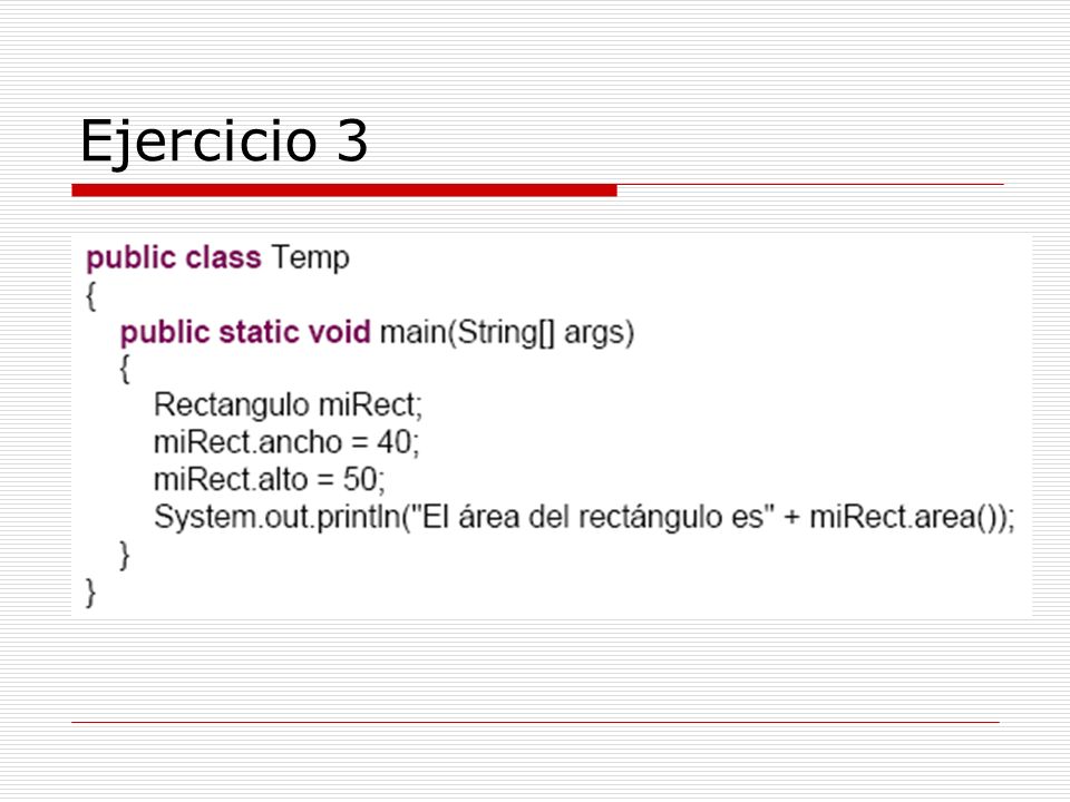 Ejercicio 3