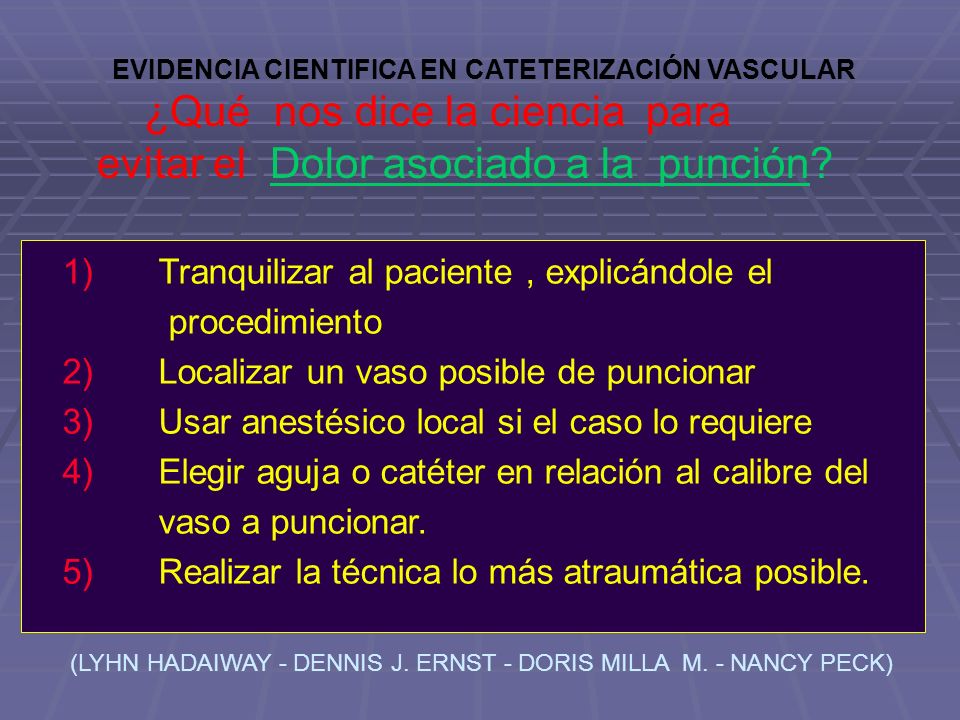 ¿Qué nos dice la ciencia para evitar el Dolor asociado a la punción