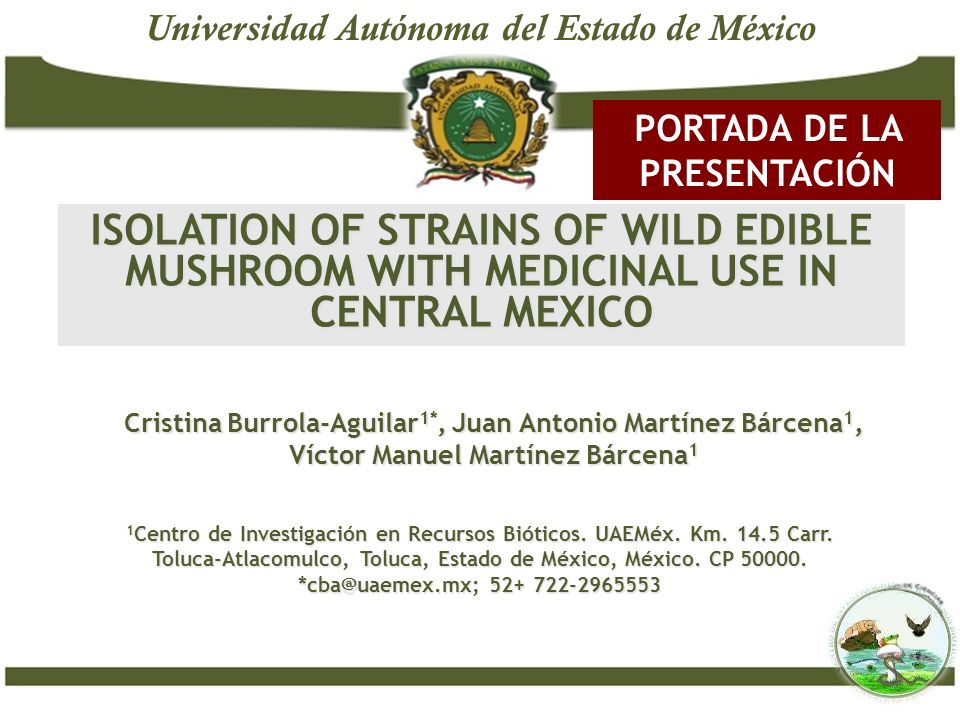 Universidad Autónoma del Estado de México PORTADA DE LA PRESENTACIÓN