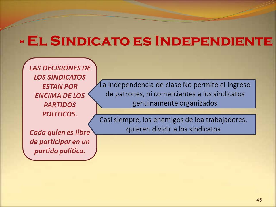 Cada quien es libre de participar en un partido político.