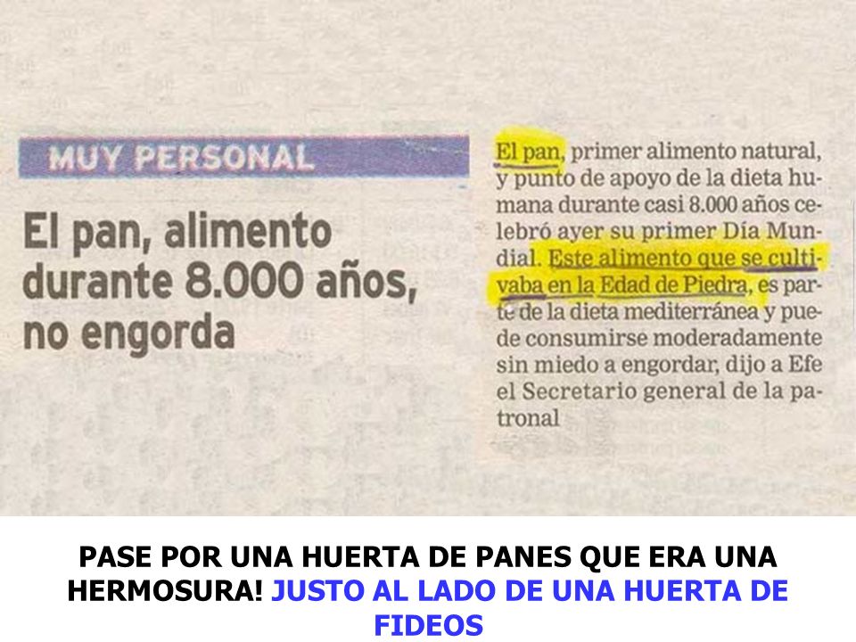 PASE POR UNA HUERTA DE PANES QUE ERA UNA HERMOSURA