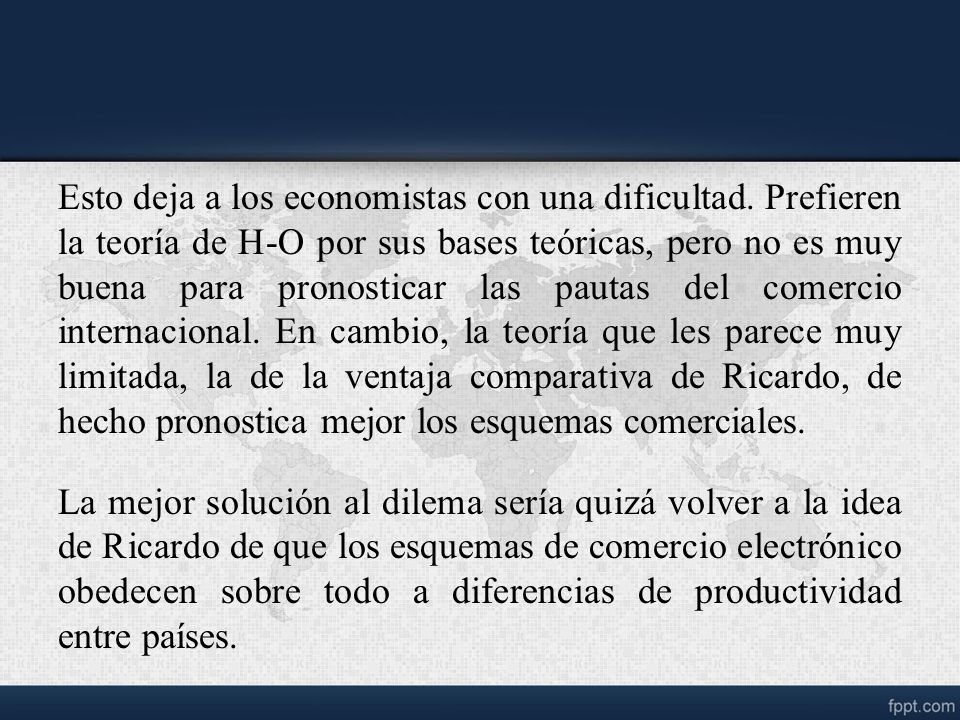 Esto deja a los economistas con una dificultad
